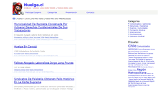 Desktop Screenshot of huelga.cl