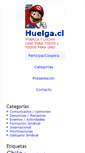Mobile Screenshot of huelga.cl